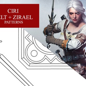 Belt + Zirael Sword - Pattern - Ciri Witcher - Cosplay