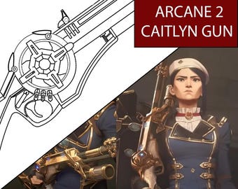 Arcane 2 Caitlyn rifle/gun - blueprint