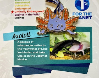 Adorable Purple Axolotl Enamel Pin - Cute Kawaii Lapel Pin for Axolotl Lovers, Backpack Accessories, Unique Gift for Animal Enthusiasts