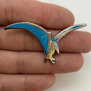 Hatzegopteryx Emaljnål: Förhistorisk Pterosaurie, Silverbas bild 3