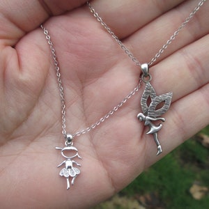 Amazon.com: Fairy Pendant Charm 925 Sterling Silver Charm