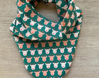 Rudolph dog bandana