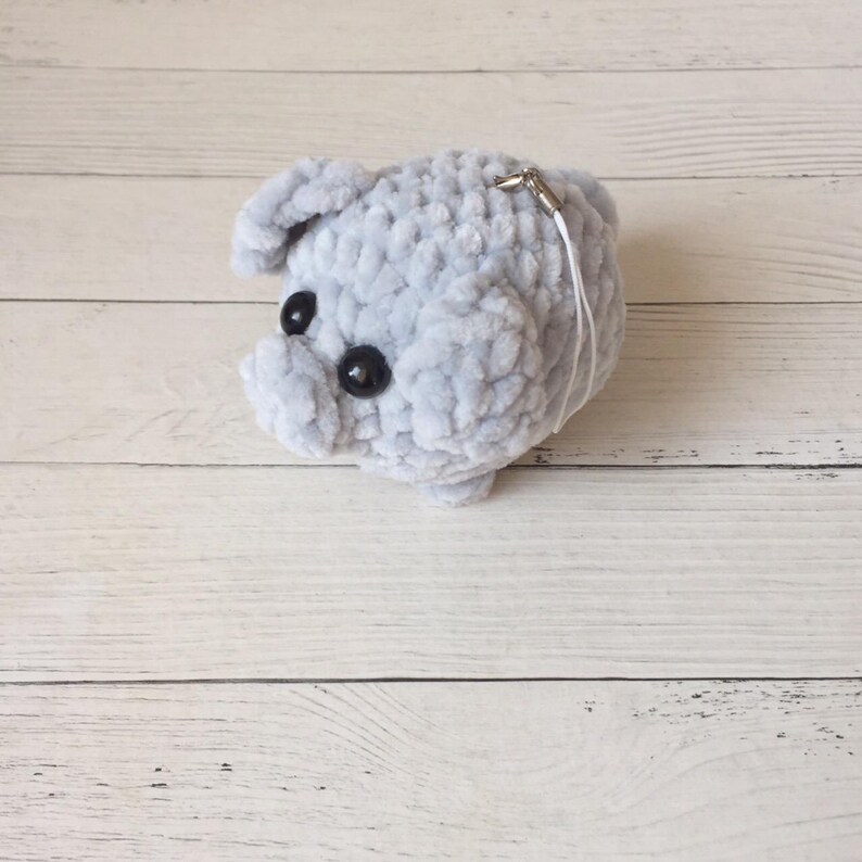 Plush Toy Pig Keychain Keyring Personalized Pig Knitted Etsy