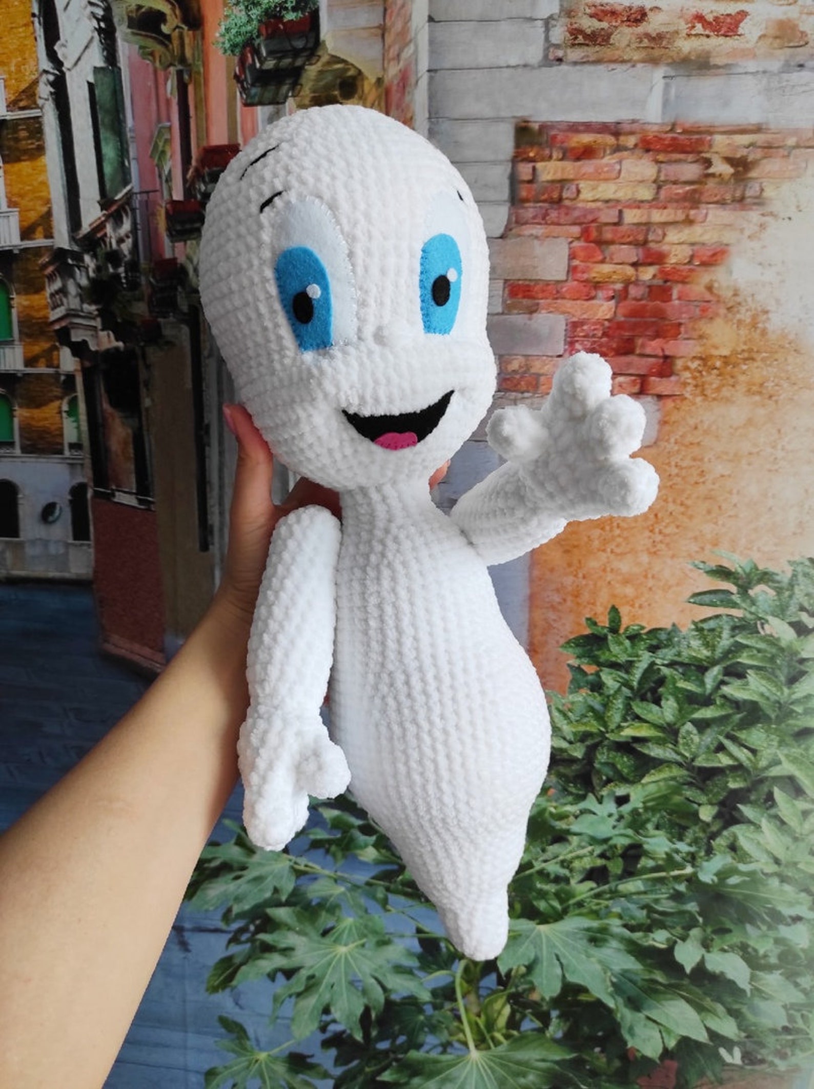Large Plush Ghost toy boo | Etsy
