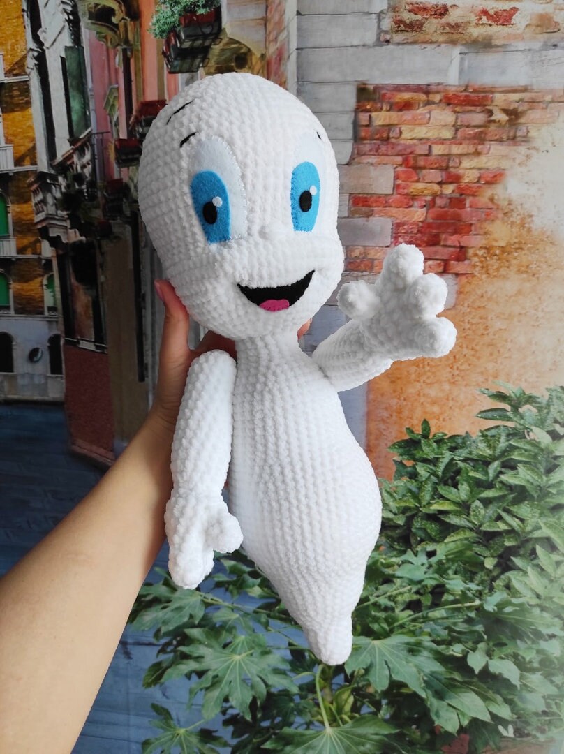 Large Plush Ghost toy boo Etsy