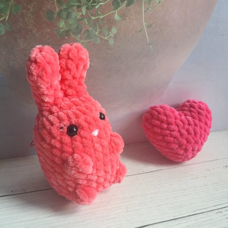 Plush toy bunny keychain Kawaii bunny Cute Keyring Etsy