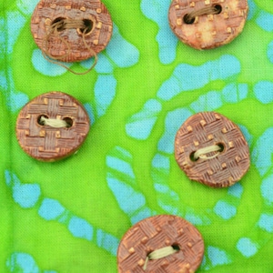 Buttons, Ceramic buttons, Sewing buttons, Clay buttons, Pottery Buttons, Artisan Buttons, Set of five buttons