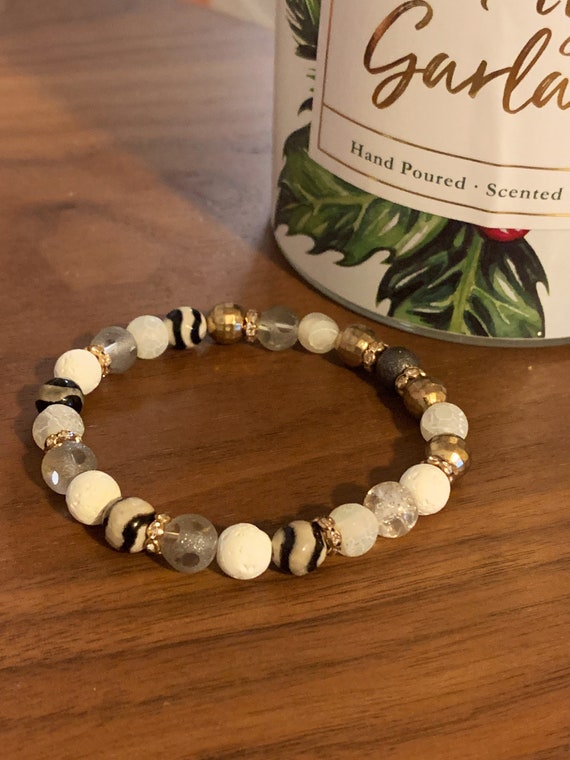 New Year's Celebration Beaded Bracelet