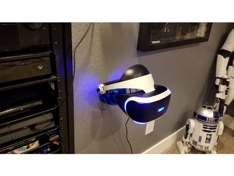PS4 Playstation VR PSVR Headset Wall Mount Stand for Sony Etsy