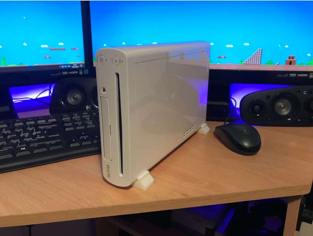 Nintendo Wii U Vertical Stand Console Case System Display Etsy