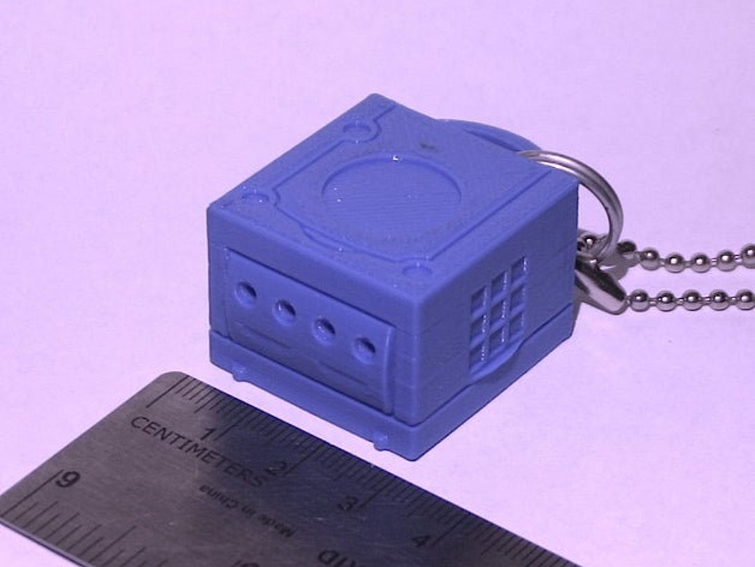 Nintendo Gamecube Keychain Charm Good Gaming Luck Mini Version Etsy