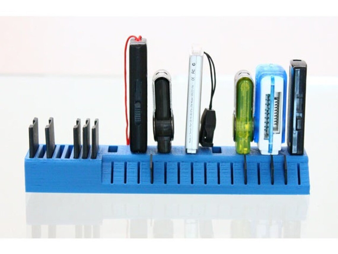 USB SD and Microsd Holder Desk Display Stand Portable Storage Etsy
