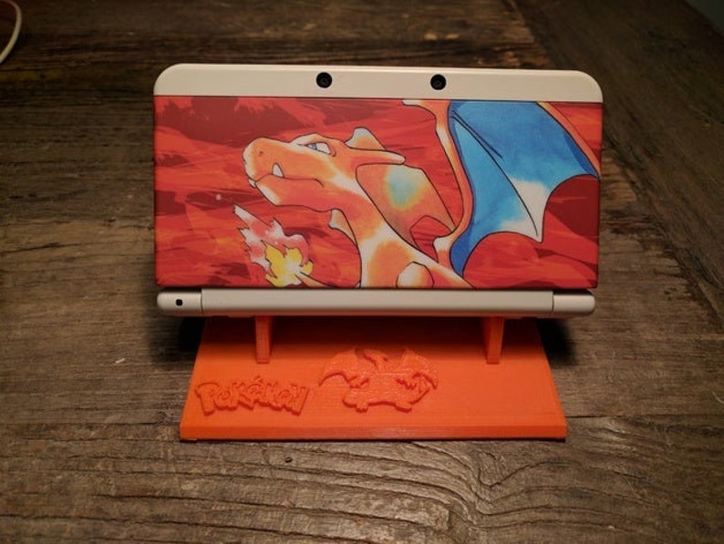 Nintendo New 3DS Handheld Console Pokemon Stand Charizard Etsy