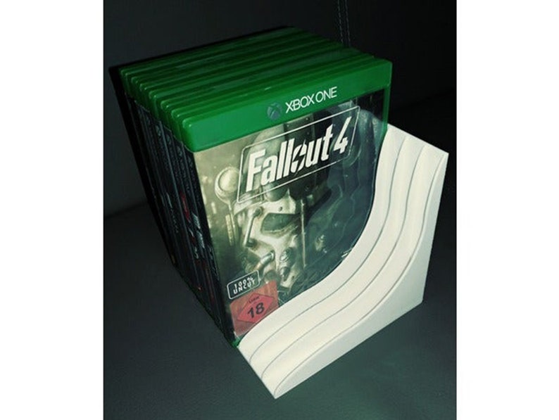 DVD Game Holder Rack Stand Holds 10 for Microsoft Xbox One 360 Etsy