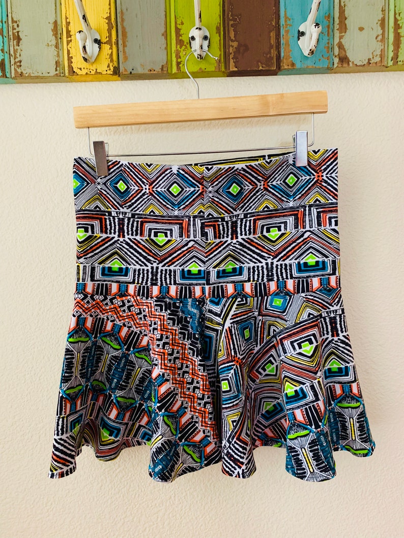 Boho Geometric Printed Summer Tube Top Size L