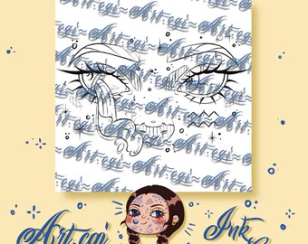 Moneta d'inchiostro/Acquario come occhi download digitale