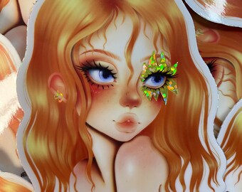 Girasole Babe/ Vinyl Glitter halo adesivo grafico