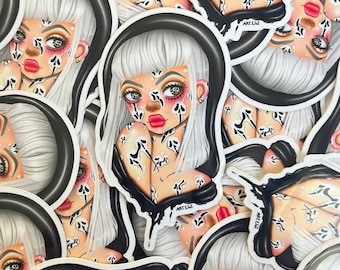 Miss Ghostface/ Vinile l Adesivo impermeabile