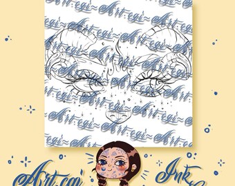 Moneta d'inchiostro/Ariete come occhi Download digitale