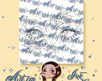 Moneta d'inchiostro/Pesci come occhi Download digitale