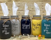 Mason Jar Tissue Holder