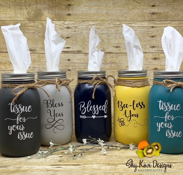 Mason Jar Tissue Holder