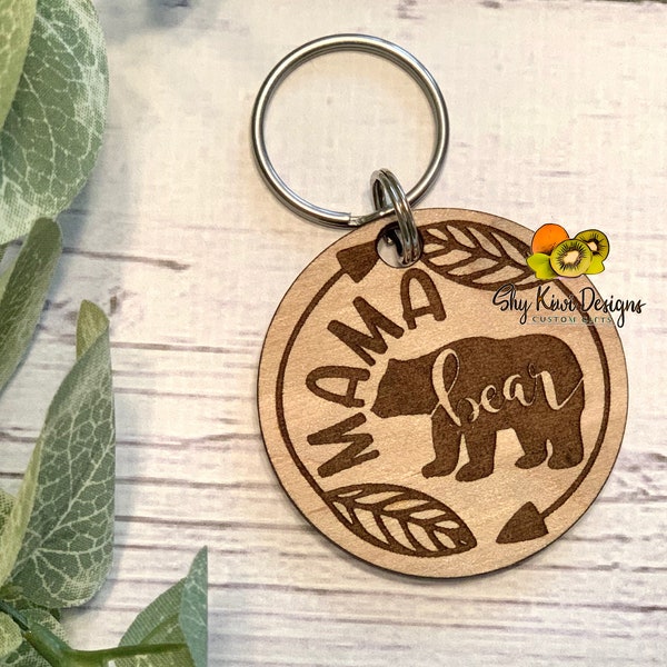 Mama Bear Key Chain