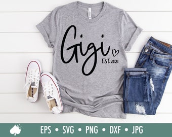 Gigi Est Svg Etsy
