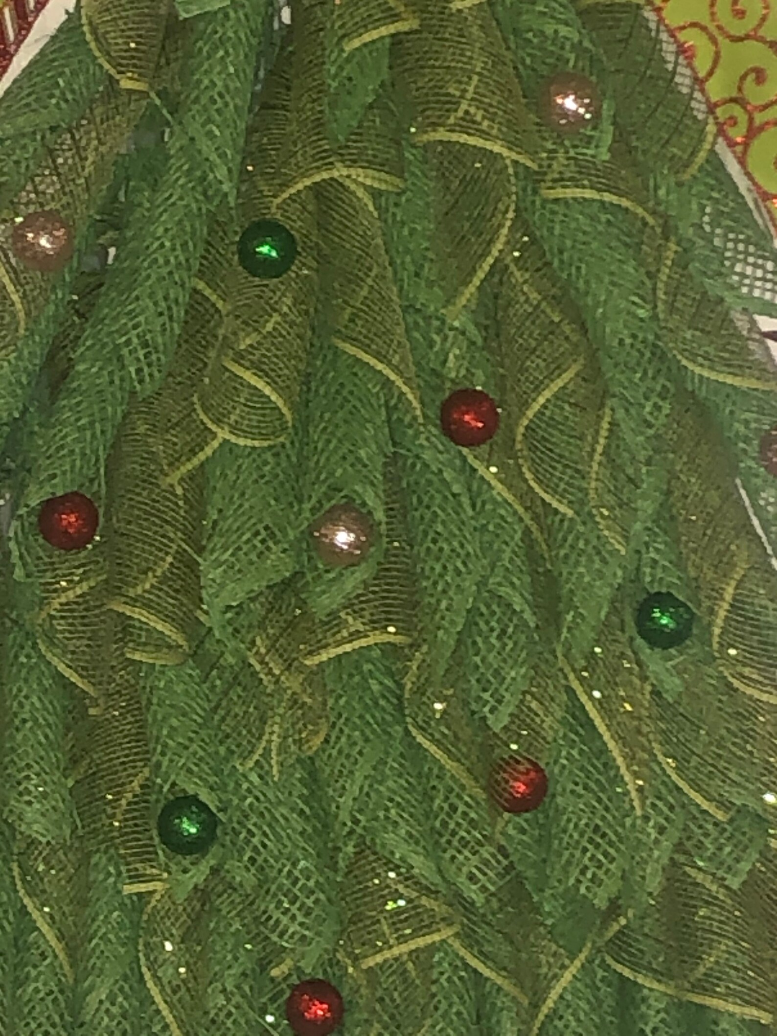 Christmas Tree Shaped Wreath Christmas Tree Shaped Door Etsy