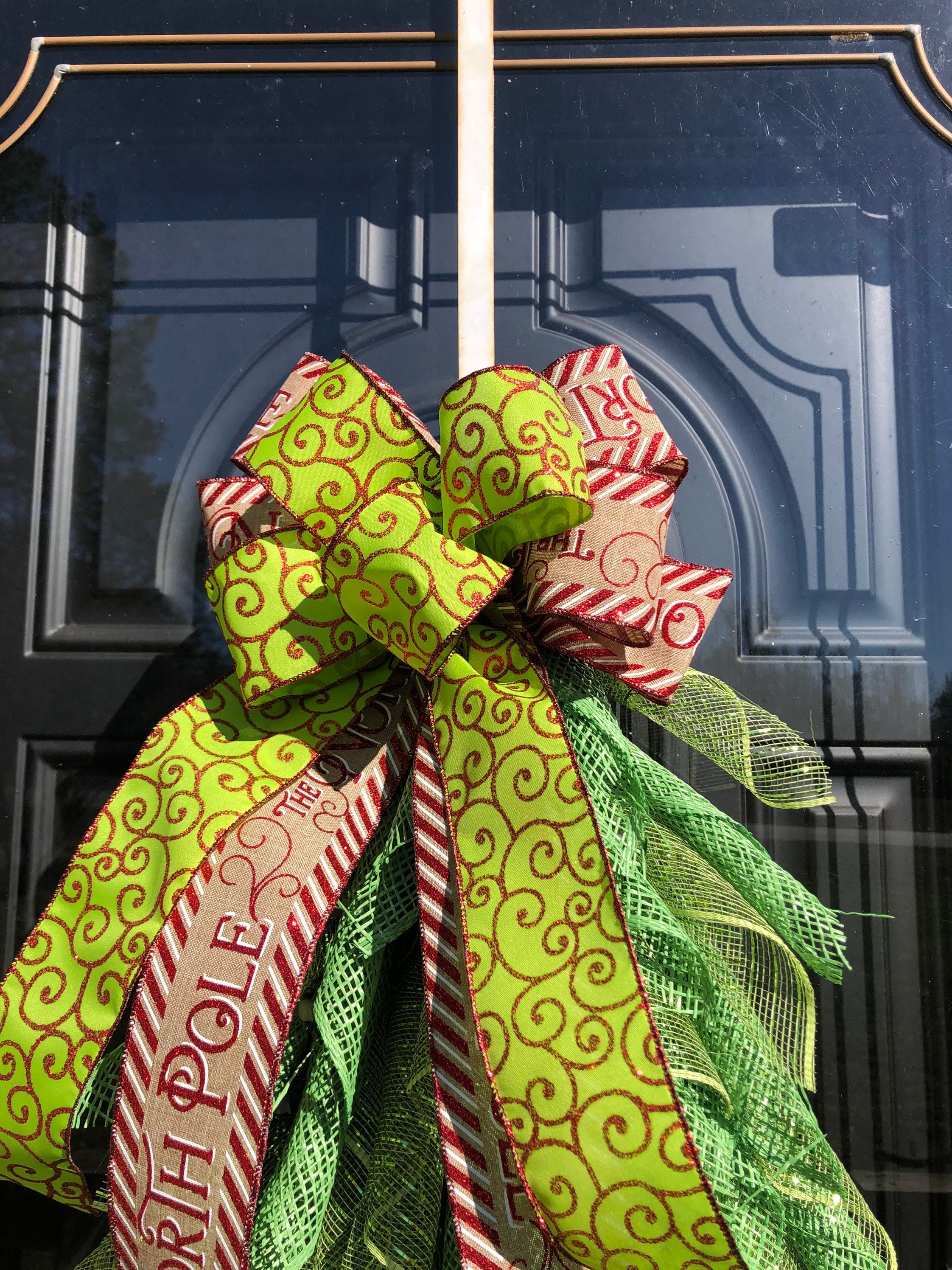 Christmas Tree Shaped Wreath Christmas Tree Shaped Door Etsy