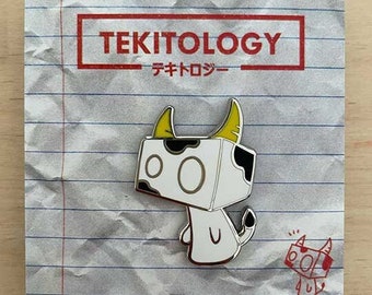 Tekitology Mascot Cow Enamel Pin