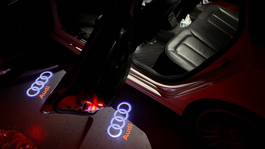 2pcs4pcs Audi Door Lights With Logo Door LED Lights Etsy
