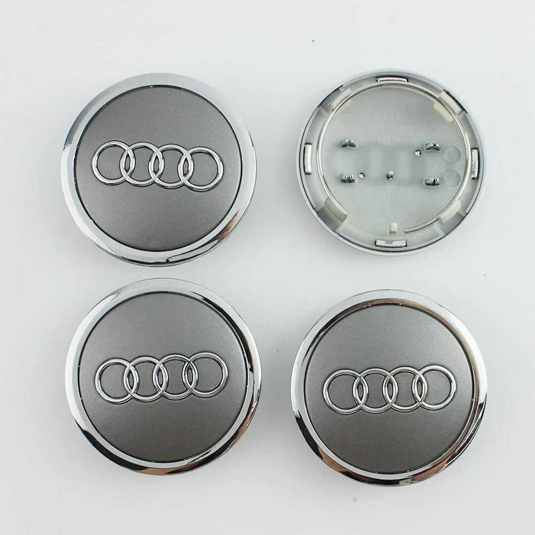 2pcs4pcs Audi Wheel Center Cap Audi Wheel Center Hubcap Gray Etsy