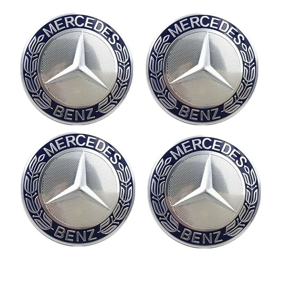 4PCS 75mm Mercedes Benz Wheel Center Hub Caps Cover Logo Badge Etsy