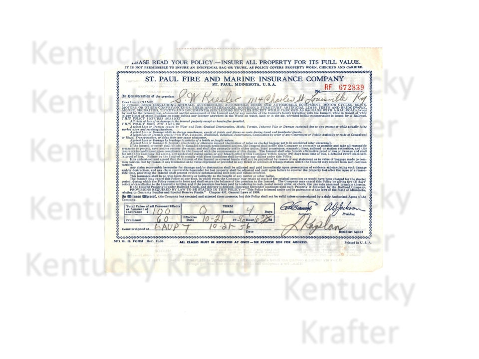 Printable Digital Vintage Forms, Railroad Cards and Papers, Cancelled ...