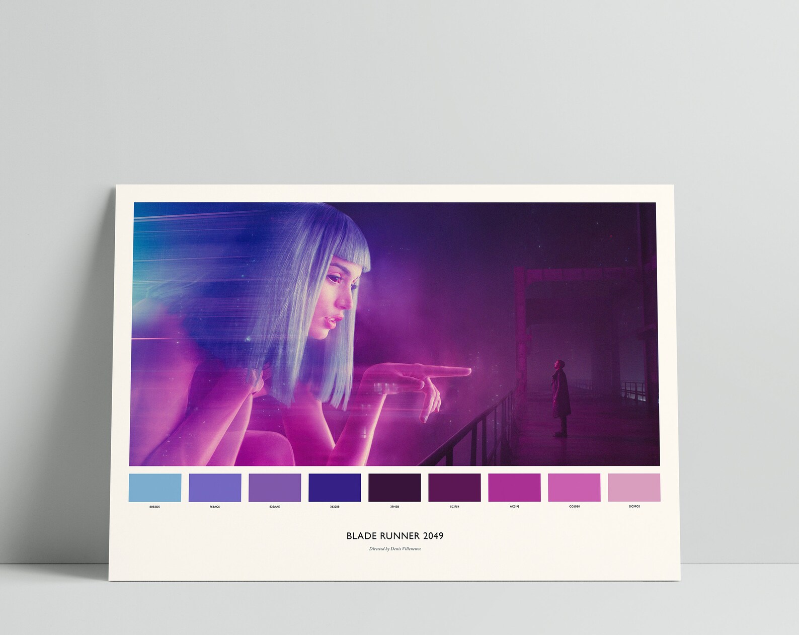 Blade Runner 2049 Colour Palette Print / Alternative Etsy