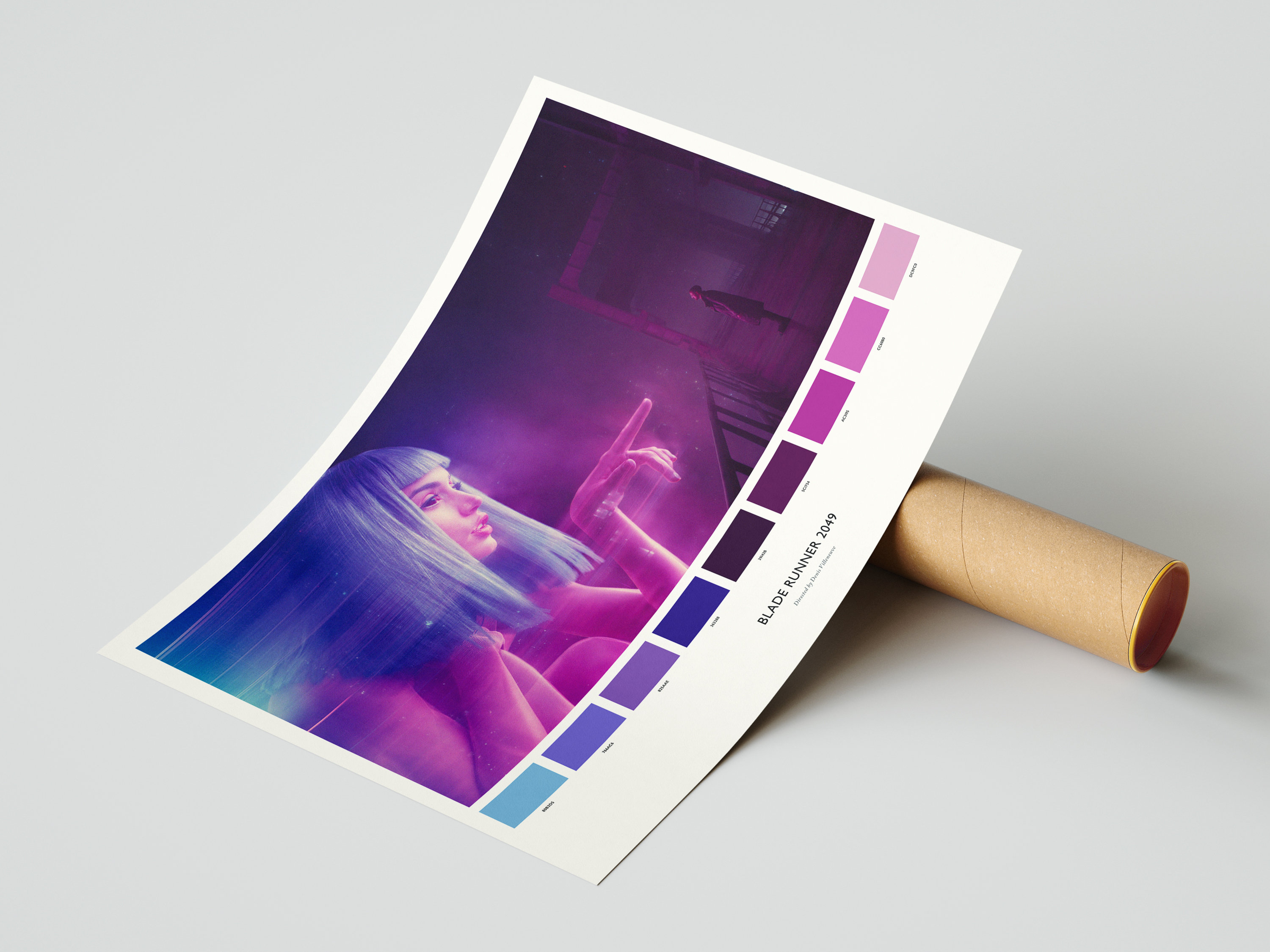 Blade Runner 2049 Colour Palette Print / Alternative Etsy