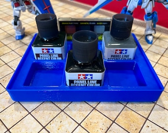 Gundam Weathering and Panel Lining Organizer