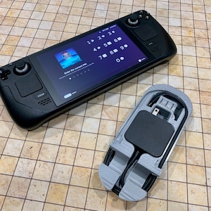 Steam Deck Charger Storage LCD