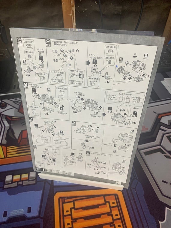 Gunpla Instructions Stand 