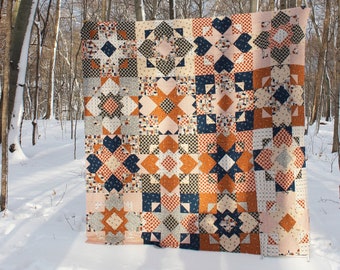 Hearts Crossed quilt pattern