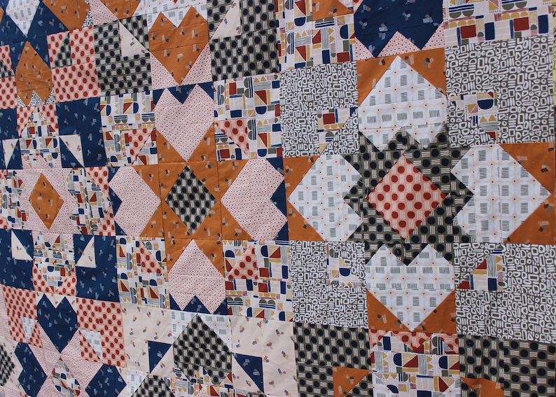 Hearts Crossed Quilt Pattern Etsy
