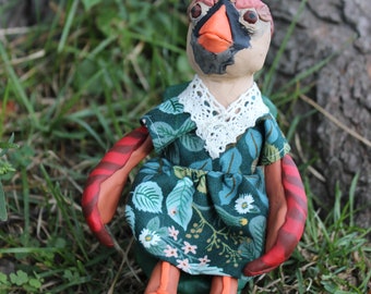 Claira cardinal 6" art doll