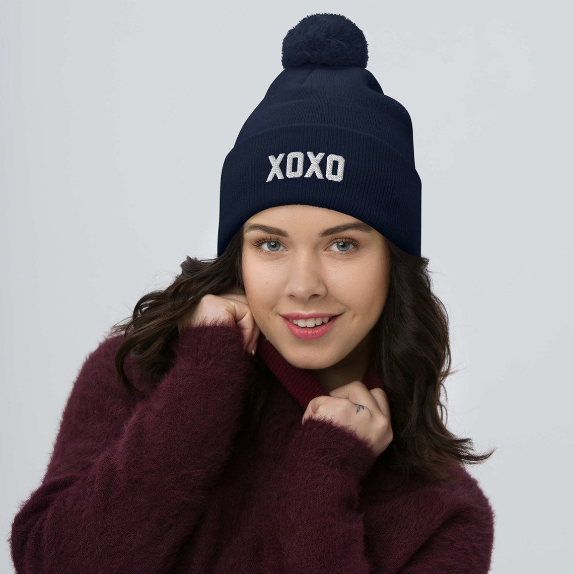 Pompom Beanie Pom Pom Beanie for Women Beanie for Women Etsy