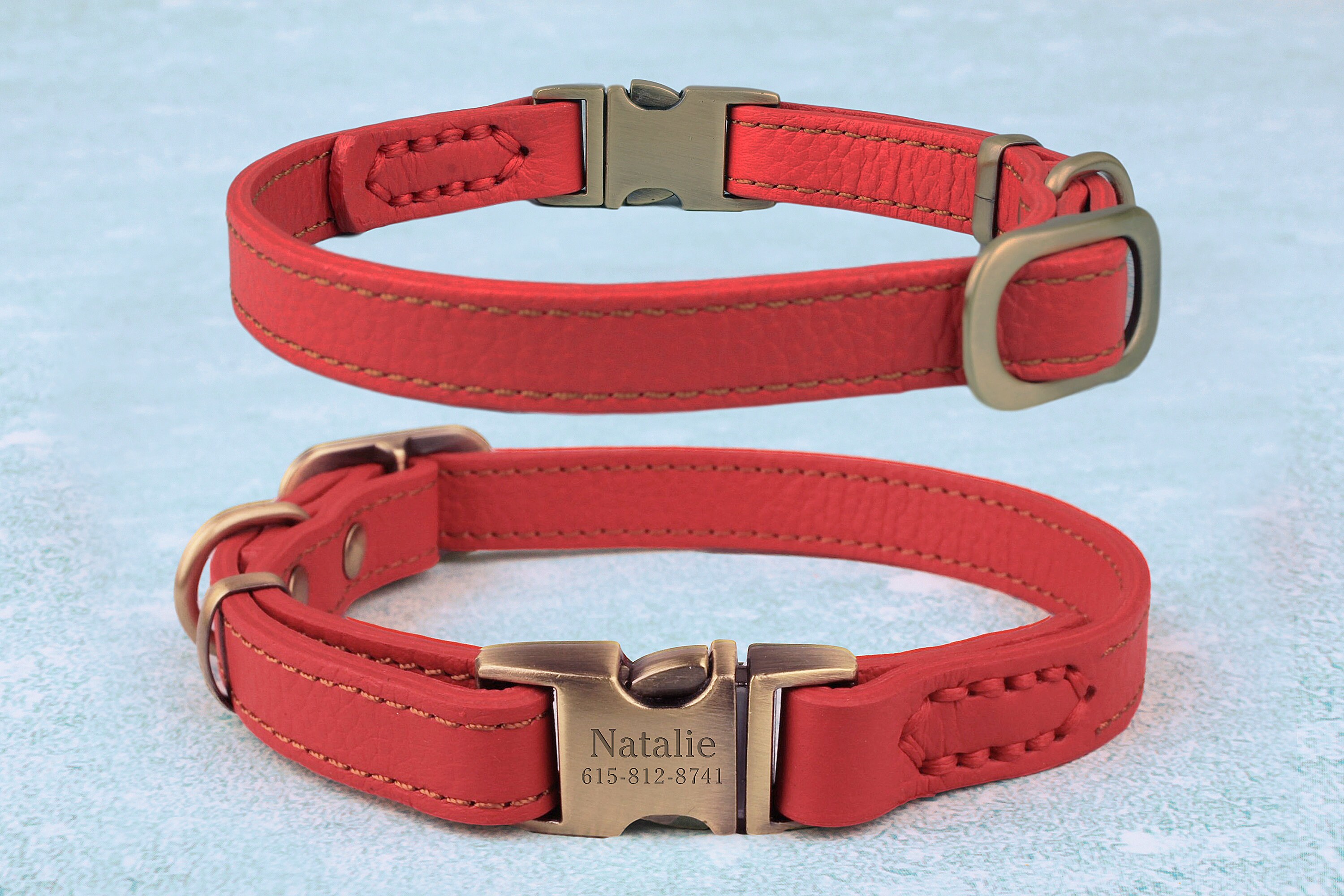 Boy Dog Collar Side Release Buckle Durable Collar Dog Etsy