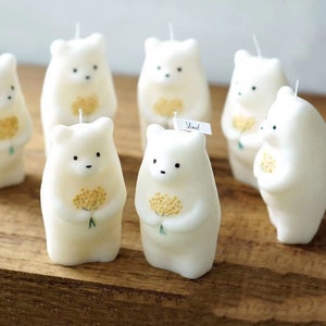 Bear silicone material aromatherapy handmade candle mold-handmade soap mold