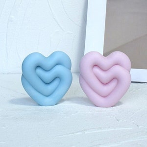 Diamond Heart Silicone Mold, 6 Cavity - BeScented Soap and Candle Making  Supplies