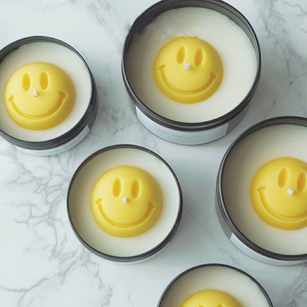Cute Smiley silicone material candle mold-lemon handmade aromatherapy plaster fruit candle soap mold
