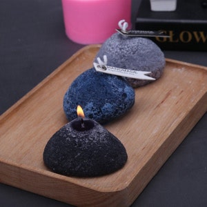 Cobblestone silicone material aromatherapy handmade candle mold-pebble shape handmade soap mold