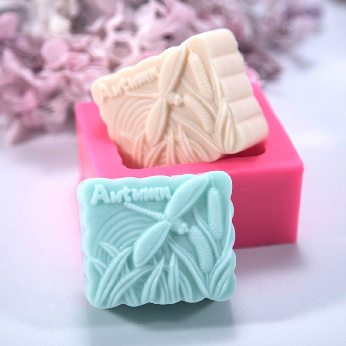 Dragonfly handmade soap molddecorative soap moldautumn Etsy